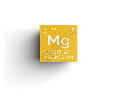 碱性土金属 门捷列夫的化学元素3d立方体盒子原子插图渲染科学化学品科学家符号图片