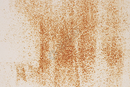 白漆墙壁纹理上的锈尘乡村腐蚀绘画风化棕色油漆裂缝材料金属划痕图片