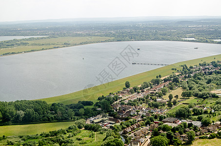 Wraysbury 储藏室 Slough 空中观察图片