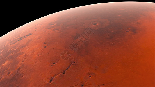 飞越火星计算机生成的行星表面 逼真的宇宙背景的 3d 渲染 此图像的元素由 NAS 提供飞行旅行运动技术星系电脑轨道环境红色勘探图片