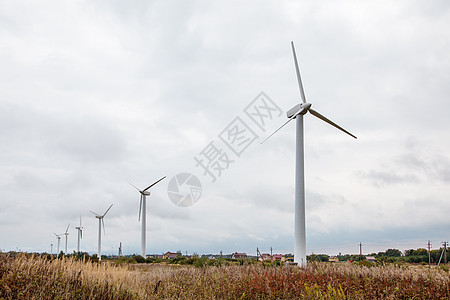 现场现代风车力量金属蓝色发电机场地生产资源环境技术车站图片