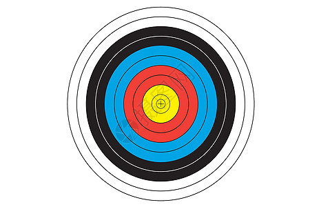 手拔射箭头目标背景图片