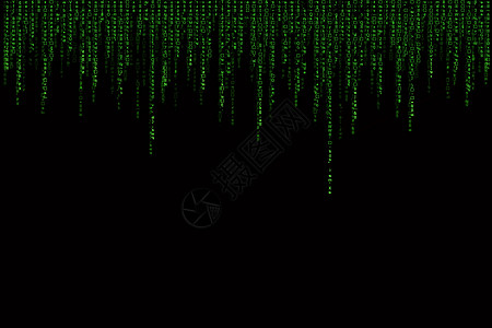 绿色矩阵背景电脑生成全球科幻互联网黑色语言软件辉光科学技术数据图片