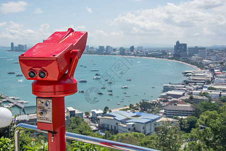 红色相机 空中放大照片焦点镜片观众城市旅游水平选择性景点摄影眼镜图片