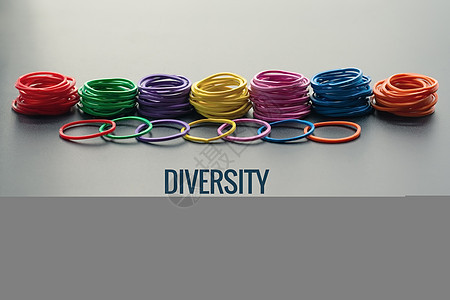 多样性概念 混合黑底混杂多彩橡胶带领导权限成功智力领导者团队创造力辅导经理勇气图片