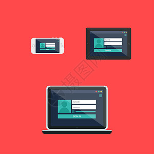 适应性登录格式 Web 模板工具用户药片密码手机电子书浏览器屏幕电脑验证图片