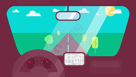 车内驾驶条纹司机车轮交通旅行挡风玻璃运输显示器车道图片