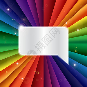 明亮的矢量彩虹庆祝节日旗帜派对生日惊喜卡片庆典假期运动射线阴影墙纸图片