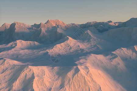 一片满是蓝天的雪山 三层宽阔土地环境坐骑地平线滚动天际天空旅游全景地质学图片