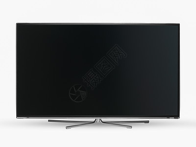白色背景上的 tv视频电视金属控制板电子电影娱乐阴影监视器黑色图片
