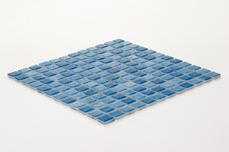 方形小直到材料地面水池浴室正方形装饰建筑学陶器蓝色网格图片