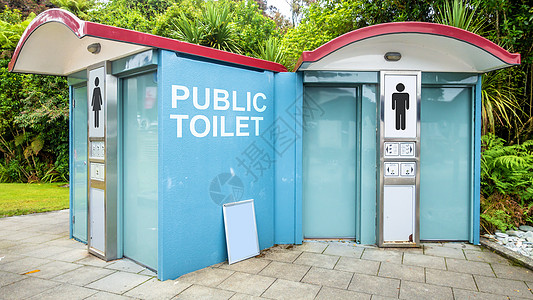 公共厕所指路牌新西兰公共厕所 公共厕所背景