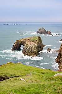 玉米墙粗海岸英语地平线土地鸟瞰图蓝色沿海海滩孤独天空支撑图片