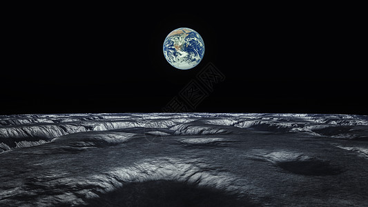 上升空间从 moo 看我们的地球太空全景旅行宇航员勘探渲染宇宙天文学陨石石头背景