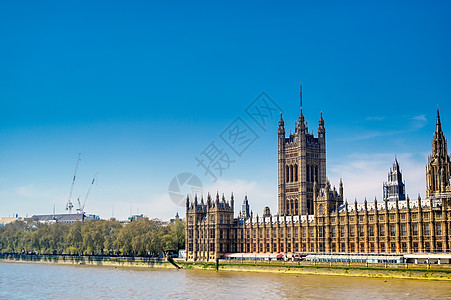 泰晤士河沿岸英国议会建筑首都城市建筑学王国旅行旅游议会地标景观图片