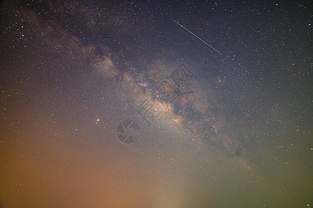 夜晚的天空背景和恒星银河系星系气氛天堂黑暗天文学乳白色天文夜空全景图片