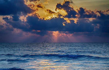 海洋地平线海水景观海滩蓝色热带旅行假期墙纸晴天天气日落海景图片