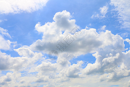 美丽的蓝色天空 有云彩背景 夏季亮光明亮晴朗阳光天堂云景靛青活力气氛环境天气晴天气象图片