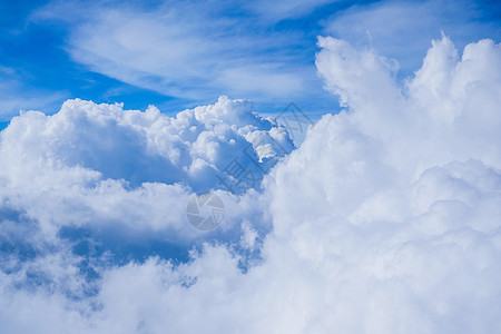 从飞机上看云自由蓝色地平线阳光积雨天堂天空视野天线云景图片