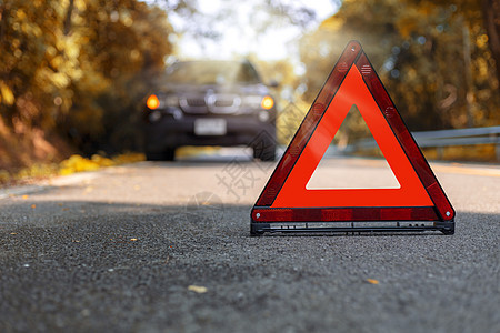 红色紧急停止签名紧急符号 an车辆注意力维修安全风险街道运输插图警告冒险图片