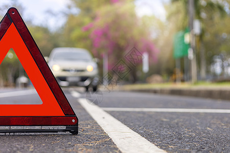 红色紧急停止签名紧急符号 an危险信号塑料安全风险警告汽车碰撞车辆失败图片