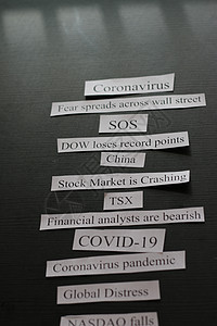 冠状病毒和股票市场主题照片金融失败信用经济图表商业交换银行破产利润图片