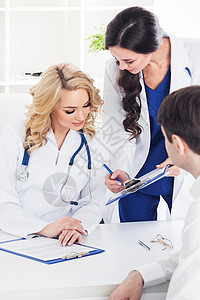 医生和病人顾问卫生处方帮助文档考试职业保健咨询保险图片