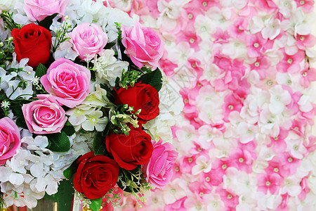 在婚礼和兰花中装饰鲜花的精华礼物植物风格假期精品花店花束花园花朵纪念日图片