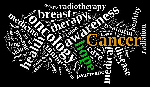 癌症身体医疗肿瘤学冒号药品卵巢标签放疗辐射前列腺图片