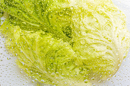 水滴背景绿色雨滴墙纸反射气泡玻璃蔬菜宏观液体图片