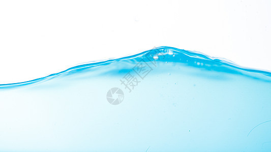 白色背景上孤立的水溅和波纹海浪环境圆圈水滴插图气泡飞溅活力宏观液体图片