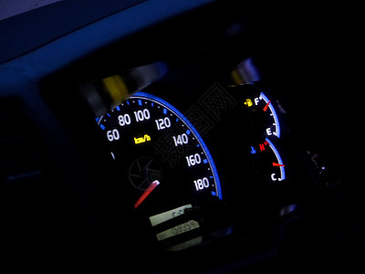 汽车仪表盘灯在夜间显示详细信息力量转速测量车速短跑控制墙纸驾驶转速表乐器图片