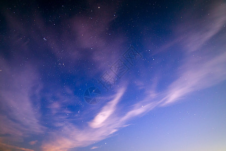 星空月亮没有蒙塔格的自然星空和运动模糊云背景星星宇宙场地气氛蓝色天空乳白色天文学星座墙纸背景