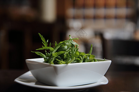 木本火箭沙拉树叶食物盘子美食饮食叶子营养植物蔬菜图片