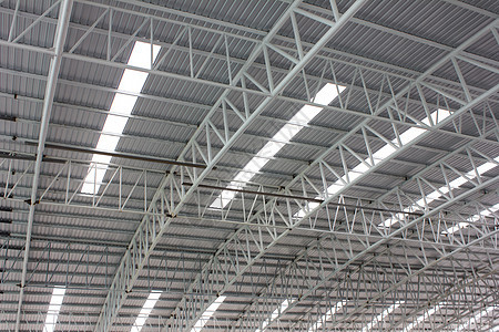 停车场金属屋顶结构框架建筑学光束工业天花板植物模块化店铺技术屋梁图片
