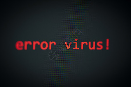显示屏幕技术数据提醒 Comb 上的错误病毒信息图片