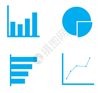 商业数据市场要素点条形饼图表图和格收藏金融进步网站电脑互联网网络酒吧推介会报告图片