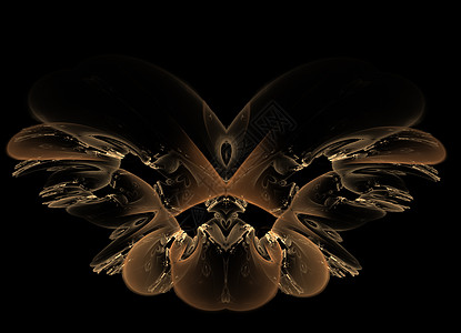 七彩分形蝴蝶装饰品漩涡想像力力量隧道渲染框架活力辉光火焰图片