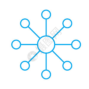 白色背景上的结构图标 结构标志科学胶原商业概念圆圈原子组织化学社会生物图片