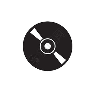 白色背景上的 cd 或 dvd 图标  cd 或 dvd 标志 平面样式按钮记录袖珍圆圈蓝色圆形烧伤磁盘电脑空白图片