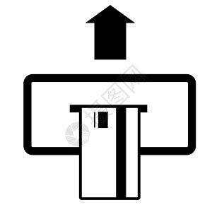 在白色背景上插入信用卡 平面样式设计 禁止帐户银行信用塑料蓝色电子商务键盘交易银行业交换图片