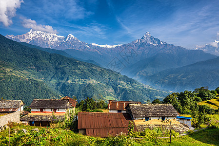 尼泊尔喜马拉雅山村(喜马拉雅山)图片