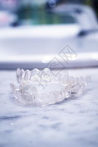 用于牙科整牙的透明塑料板治疗牙医牙齿支撑牙龈健康化妆品塑料药品下颌图片