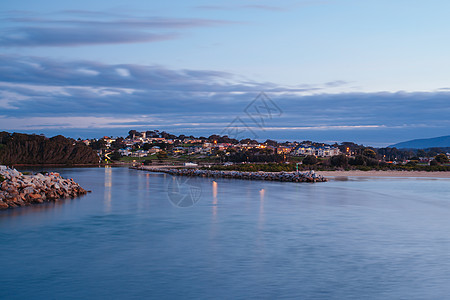 澳大利亚北纳罗马巴海滩假期天空旅游酒吧太阳进口岩池海洋岩石红色背景图片
