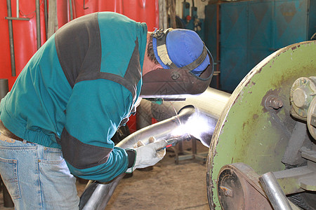 焊接器面具工程焊接建造安全制造业金属老虎工作男人图片