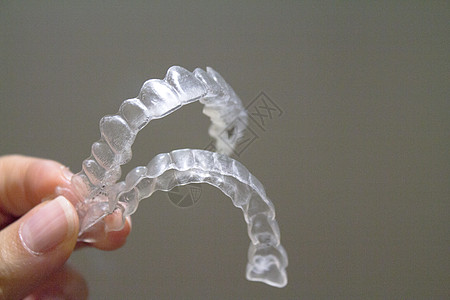 采用透明牙科牙牙牙调整法 以纠正牙齿对口情况医疗药品矫正外科固定器塑料手术化妆品支撑保留者图片