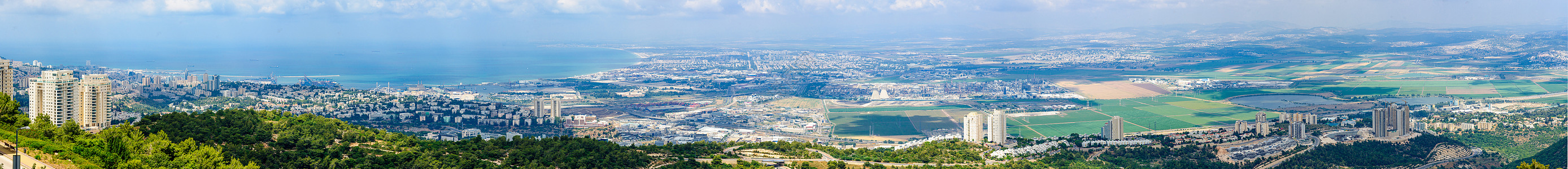 海法湾全景观光旅游海岸城市建筑地平线市中心大学建筑学海岸线景观图片