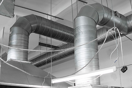 通风和空调的工业系统 2000年金属控制烟囱温度工厂扇子发泄管道镀锌压缩机图片