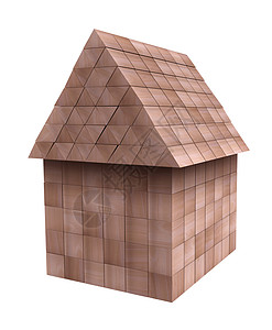 木制简易房孩子幼儿园立方体建筑学喜悦三角形操场学习童年棕色图片
