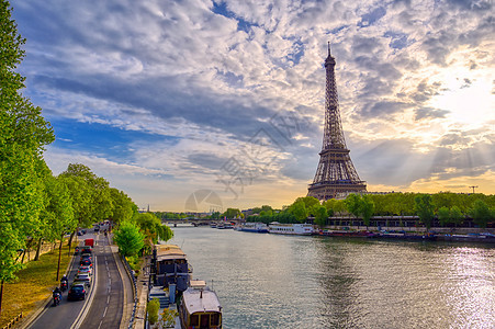 法国巴黎埃菲尔铁塔首都旅游建筑学历史性全景建筑铁塔地标观光景观图片
